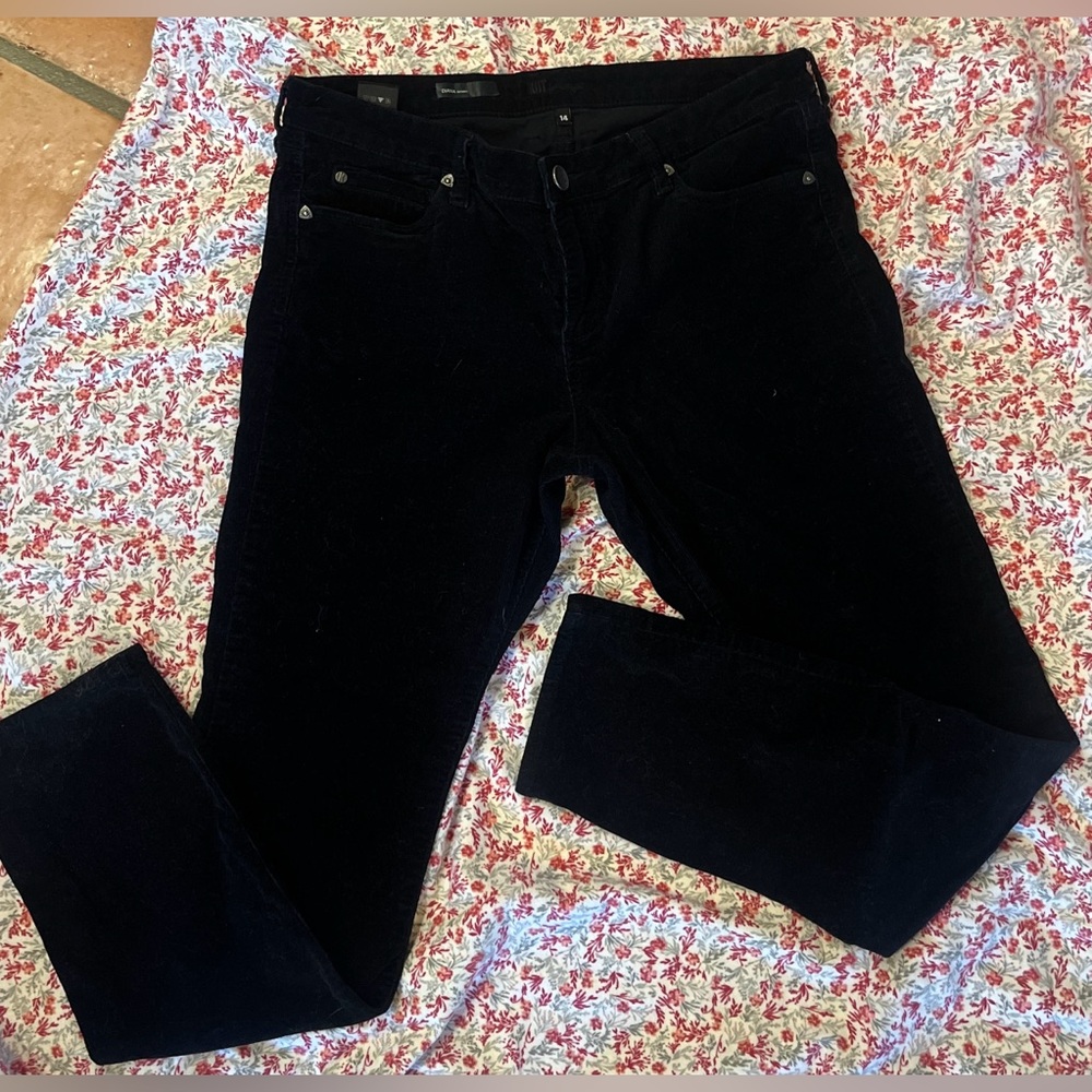 KUT from the Kloth Women’s Black Diana Skinny Corduroy Jeans. Size 14 - Picture 2 of 4